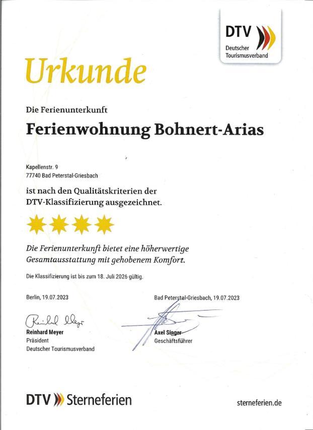 Ferienwohnung Bohnert-Arias Бад Петерстал-Грисбах Екстериор снимка